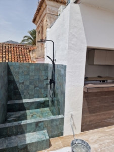 baño exterior